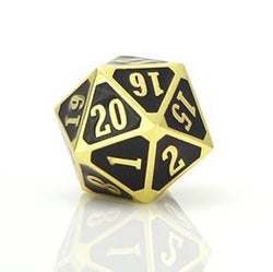 METAL MTG ROLL DOWN COUNTER BRILLIANT GOLD/EMERALD