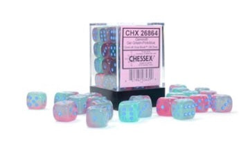 Chessex 12mm D6 Dice Block (36 Dice) *Gemini*