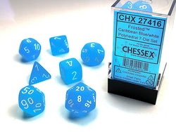 CHESSEX 7-DIE SET *FROSTED*