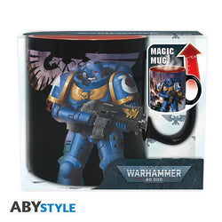 WARHAMMER 40K MUG HEAT CHANGE ULTRAMARINE/LEGION