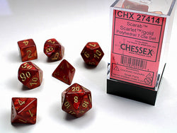 CHESSEX 7-DIE SET *SCARAB*