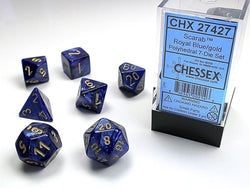 CHESSEX 7-DIE SET *SCARAB*