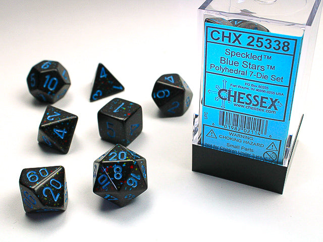 CHESSEX 7-DIE SET *SPECKLED*