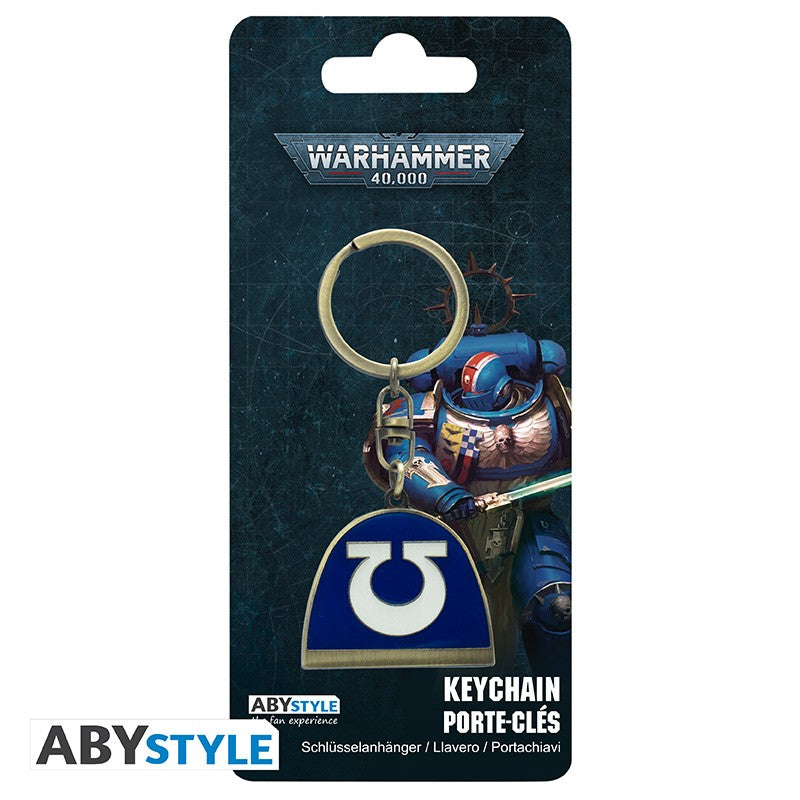 WARHAMMER 40K KEYCHAIN METAL ULTRAMARINES