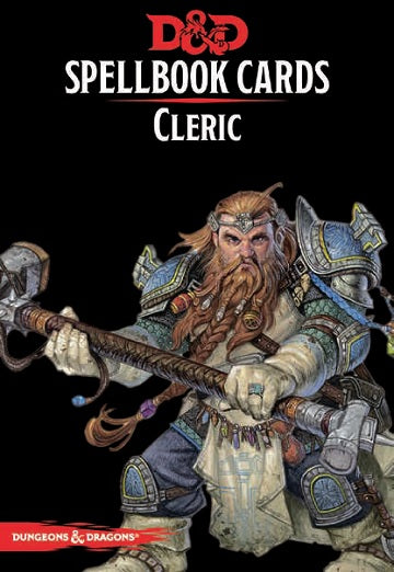 DND SPELLBOOK CARDS CLERIC 2ND EDITION