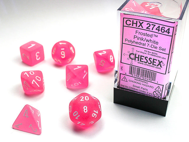 CHESSEX 7-DIE SET *FROSTED*