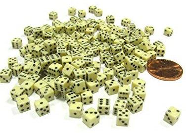 TINY DICE: 200PC OPAQUE