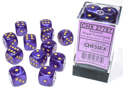 CHESSEX 16MM D6 DICE BLOCK (12 DICE) - BOREALIS