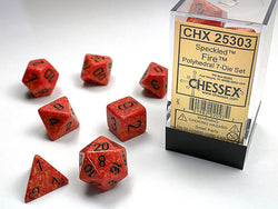 CHESSEX 7-DIE SET *SPECKLED*