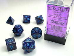 CHESSEX 7-DIE SET *SPECKLED*