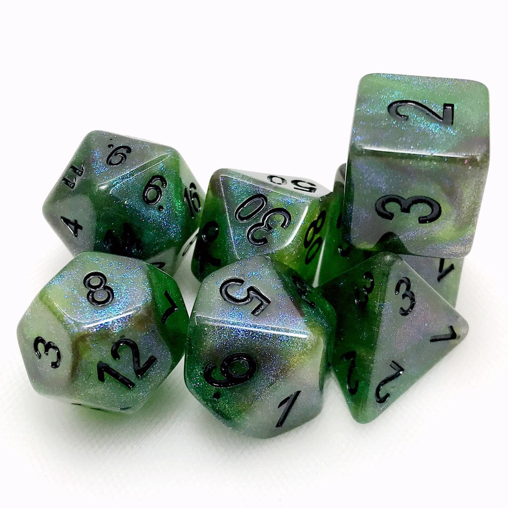 LD ARCHAIC BIRTHDAY GEMSTONE DICE FEBRUARY