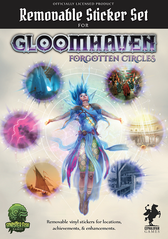 GLOOMHAVEN REMOVABLE STICKER SET FORGOTTEN CIRCLES